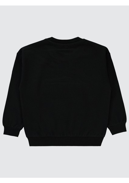 Erkek Çocuk Sweatshirt 6-9 Yaş Siyah fiyatları