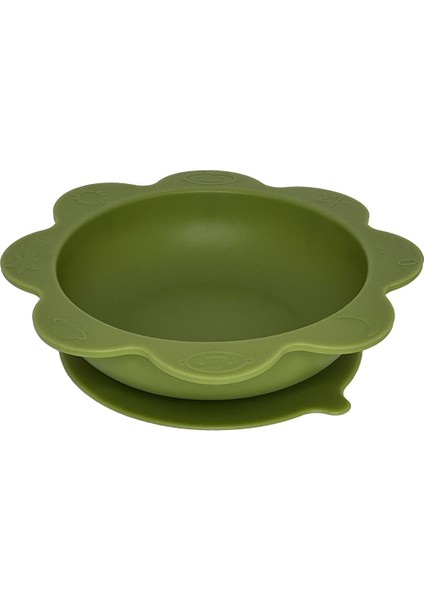 Sunny Vakum Tabanlı Silikon Kase-Kaşıklı Yeşil fiyatları