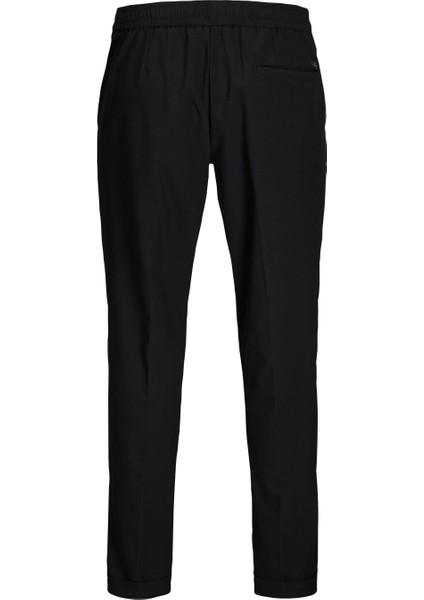 Normal Bel Katlamalı Paça Siyah Erkek Pantolon Jpstace Jjdıego Chıno Styd AW24 Ln