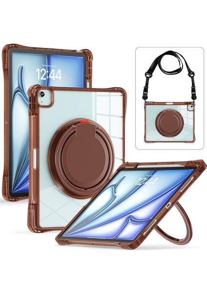 iPad Air 13 IPAD Pro 12.9 OMUZ Askılı Pc Tpu Akrilik Çikolata Rengi Tablet Kılıfı (Yurt Dışından) fiyatları