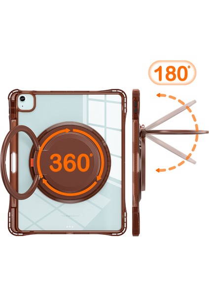 iPad Air 13 IPAD Pro 12.9 OMUZ Askılı Pc Tpu Akrilik Çikolata Rengi Tablet Kılıfı (Yurt Dışından) modelleri