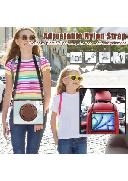 iPad Air 13 IPAD Pro 12.9 OMUZ Askılı Pc Tpu Akrilik Çikolata Rengi Tablet Kılıfı (Yurt Dışından) fırsatları