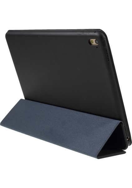 iPad Pro 9 7 INÇ(2016) SIYAH Için Üç Katlı Stand Akıllı Deri Tablet Kılıfı (Yurt Dışından)