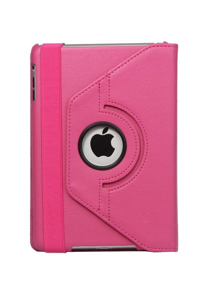 iPad Mini Rose Için 360 Derece Döner Deri Tablet Kılıfı (Yurt Dışından)