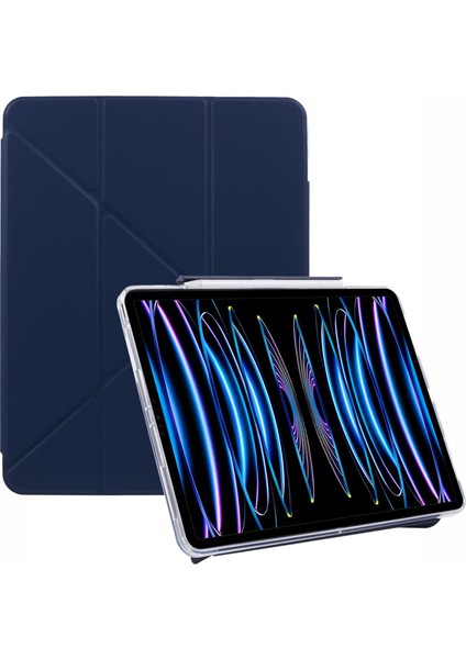 iPad Air 13 IPAD Pro 12.9 CASE Origami Standlı Deri Tablet Kılıfı (Yurt Dışından)
