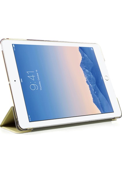 iPad 9 7 INÇ 9 7 INÇ AIR 2 air Üç Katlı Stand Deri Cep Telefonu Için Tablet Kılıfı (Yurt Dışından)