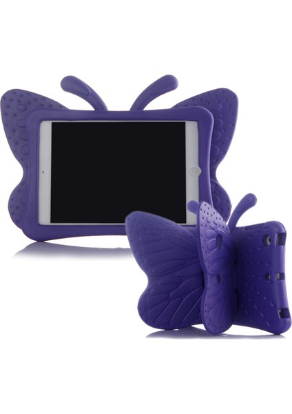 iPad Mini 3 2 1 Için 3D Butterfly Çocuk Darbeye Dayanıklı Eva Tablet Kılıfı (Yurt Dışından)