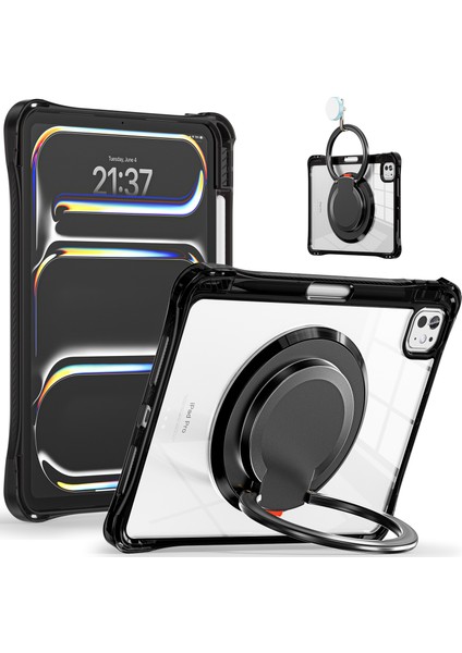 iPad Pro 11 Için Döner Pc Tpu Akrilik Tablet Kılıfı (Yurt Dışından)