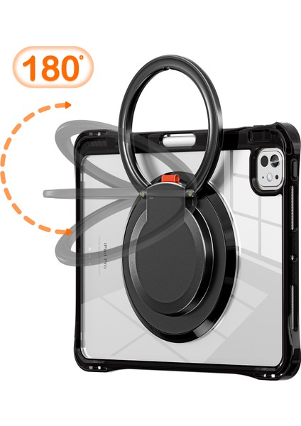iPad Pro 11 Için Döner Pc Tpu Akrilik Tablet Kılıfı (Yurt Dışından)