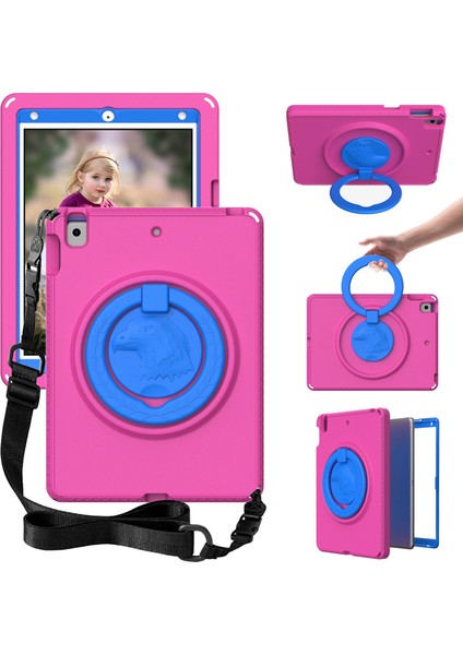 iPad 10.2 AIR 10.5 INÇ OMUZ Askılı Çizilmez Eva su Geçirmez Ekran Koruyucu Darbeye Dayanıklı Kapak Taşınabilir Gül Için Tablet Kılıfı (Yurt Dışından)