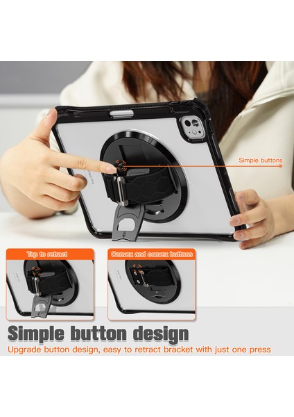 iPad Pro 11 El Kayışı Pc Tpu Akrilik Tablet Kılıfı (Yurt Dışından) modelleri