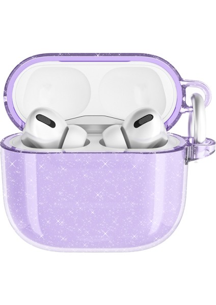 Apple Airpods 4 Allstar Airbag 32 Parlayan Simli Saydam Renkli Kılıf