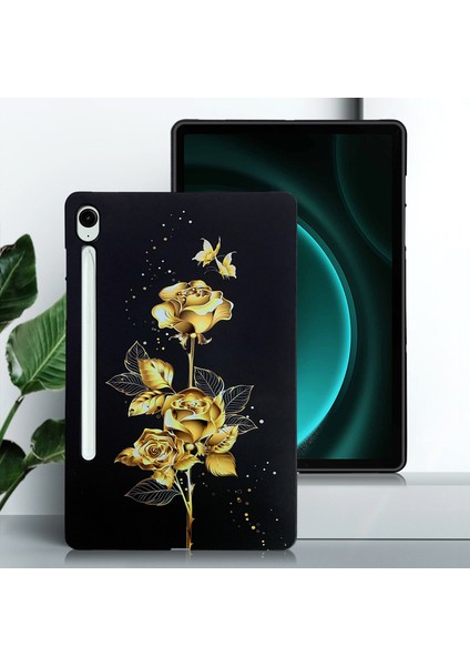 Samsung Galaxy Tab S9 Fe/tab S9 Tpu Desen Baskı Ince Koruyucu Kapak Tablet Kılıfı (Yurt Dışından)