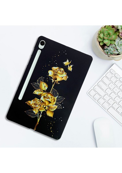 Samsung Galaxy Tab S9 Fe/tab S9 Tpu Desen Baskı Ince Koruyucu Kapak Tablet Kılıfı (Yurt Dışından)