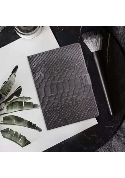 Ipad Mini mini 2 mini 3 mini 4 MINI 7.9 Inç Pu Deri Standı Folyo Timsah Desen Baskı Kart Tutucu ile Akıllı Kapak Tablet Kılıfı (Yurt Dışından)