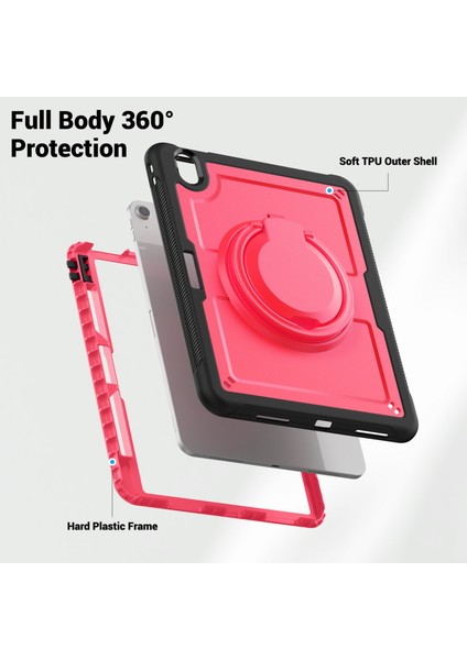 iPad Air 11 Döner Pc Tpu Darbeye Dayanıklı Tablet Kılıfı (Yurt Dışından) modelleri