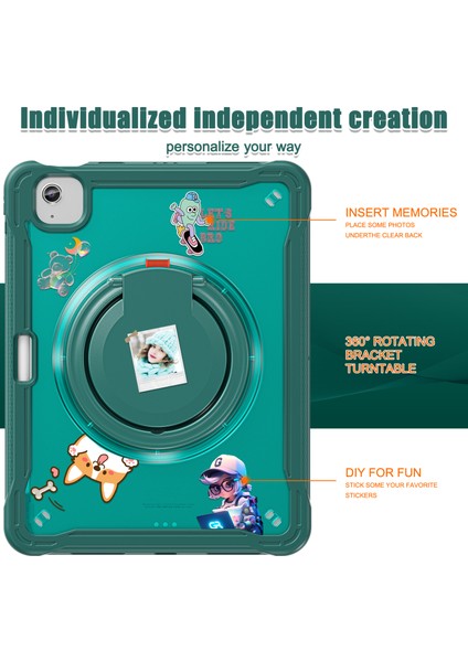 iPad Air 11 AIRIPAD Pro 11 CASE Döner Gece Yarısı Yeşili Için Tablet Kılıfı (Yurt Dışından) fırsatları