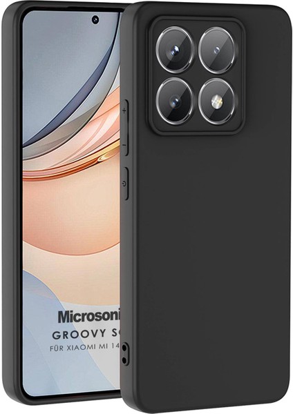 Xiaomi 14T Pro Kılıf Groovy Soft Siyah