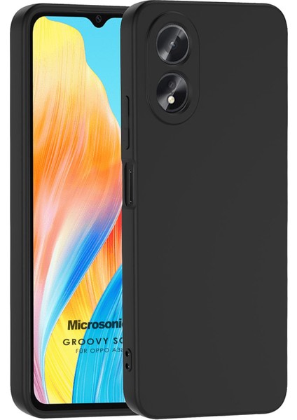 Oppo A38 Kılıf Groovy Soft Siyah