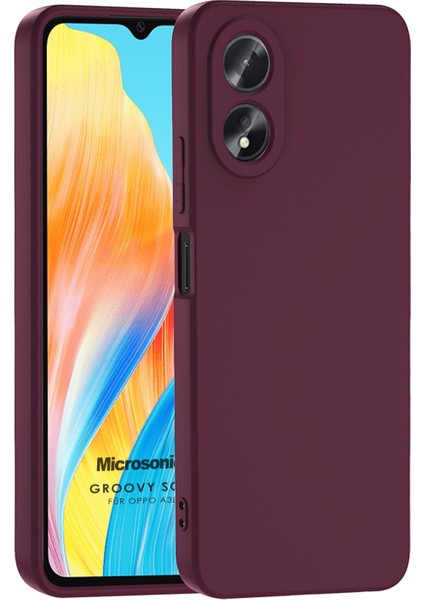 Oppo A38 Kılıf Groovy Soft Mor