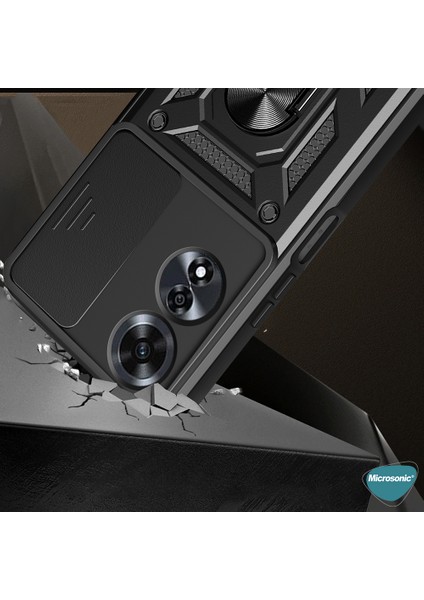 Oppo A38 Kılıf Impact Resistant Siyah modelleri