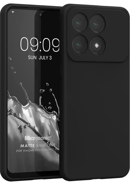 Matte Silicone Xiaomi 14T Pro Kılıf Siyah