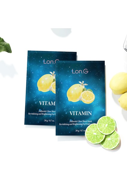 K-Beauty 5 Adet Vitamin Otantik Canlandırıcı Aydınlatıcı Yüz Maskesi modelleri