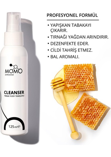 Cleanser, Tırnak Yüzey Temizleyici, 125 ml