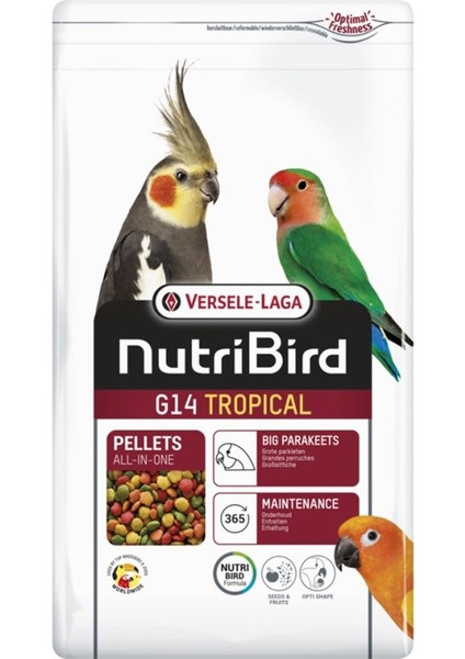 Nutribird G14 Tropıcal Paraket Pelet Yem 1kg