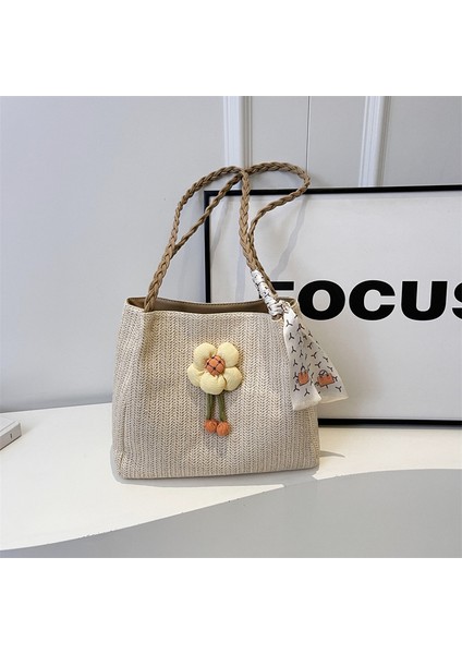 Büyük Kapasiteli Yeni Kore Tarzı Moda Moda Omuz Çantası Basit Kadın Çantası Kadınlar Için (Yurt Dışından)