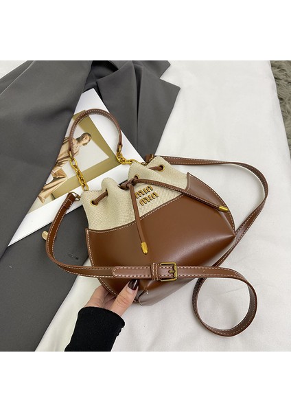 Yeni Moda Rahat Omuz Çantası Minimalist Gelişmiş Su Kovası Crossbody Çanta (Yurt Dışından)