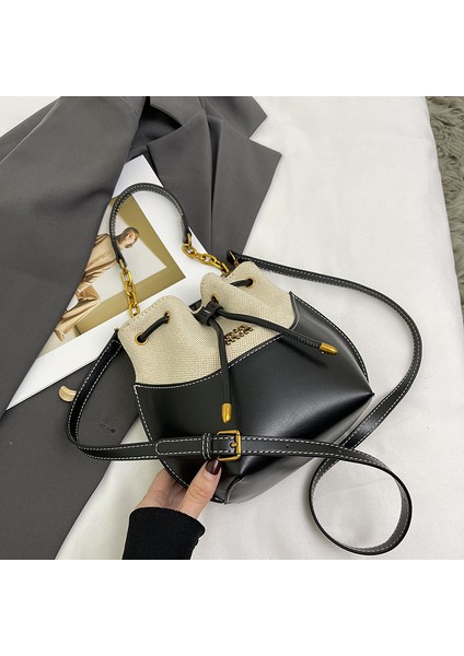 Yeni Moda Rahat Omuz Çantası Minimalist Gelişmiş Su Kovası Crossbody Çanta (Yurt Dışından)