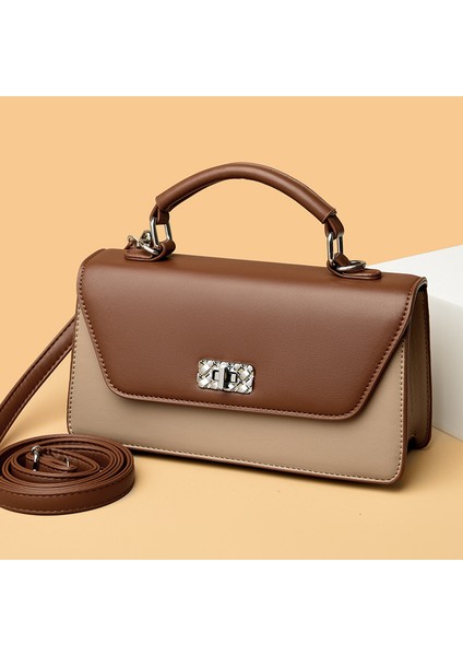 Üst Düzey Kadın Çantası Yeni Hafif Lüks Retro Renkli Küçük Kare Çanta Tek Omuz Çapraz Omuz Çantası (Yurt Dışından) fiyatları