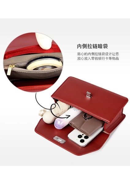 Üst Düzey Kadın Çantası Yeni Hafif Lüks Retro Renkli Küçük Kare Çanta Tek Omuz Çapraz Omuz Çantası (Yurt Dışından) modelleri