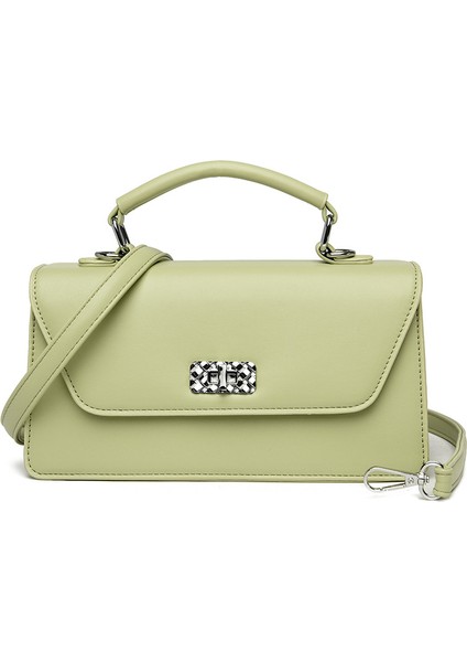 Üst Düzey Kadın Çantası Yeni Hafif Lüks Retro Renkli Küçük Kare Çanta Tek Omuz Çapraz Omuz Çantası (Yurt Dışından)