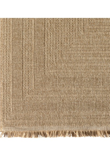 Seyran India Koleksiyonu Jüt Dokuma Natural Halı 668 Bej