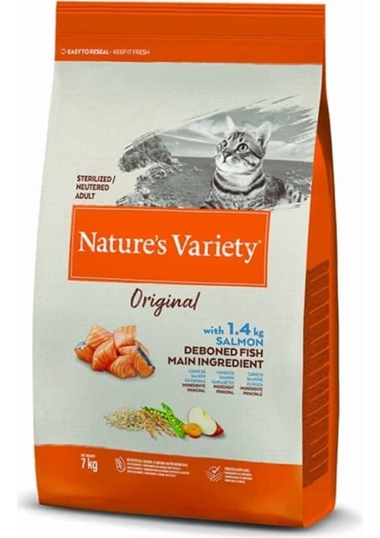 Variety Cat Sterilized Salmon 7 Kg