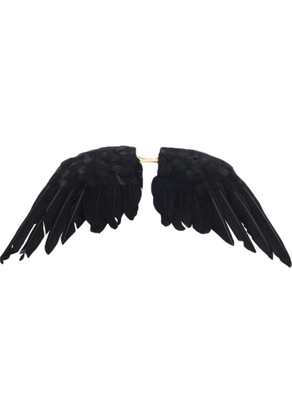 Человеческие Цветы,3x Cadılar Bayramı Pervane Tüyleri Karga Kuş Büyük 25X40 cm Yayılan Kanatları Siyah Karga Oyuncak Modeli Oyuncak, Performans Pervane (Yurt Dışından) fırsatları