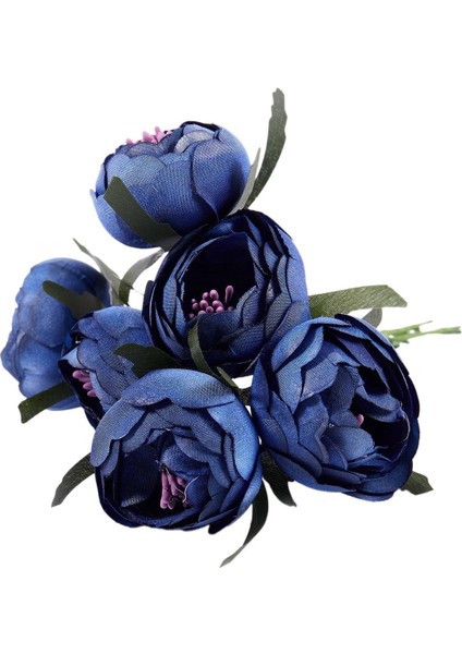 Человеческие Цветы,36 Adet/grup Simülasyon Ipek Kumaş Buket Gelin Tutan Çiçekler Dekoratif Çiçekler (Kraliyet Mavi Mor Kalp) (Yurt Dışından) modelleri