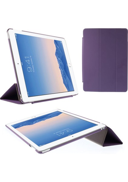 iPad Air 2 Için Üç Katlı Stand Akıllı Deri Tablet Kılıfı (Yurt Dışından)
