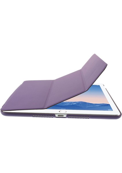 iPad Air 2 Için Üç Katlı Stand Akıllı Deri Tablet Kılıfı (Yurt Dışından)