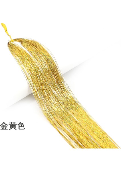 Glitter Saç Tinsel Seti Gökkuşağı Bayan Renkli Parıltılı, Bling Saç Örgü Aksesuarları (Yurt Dışından)