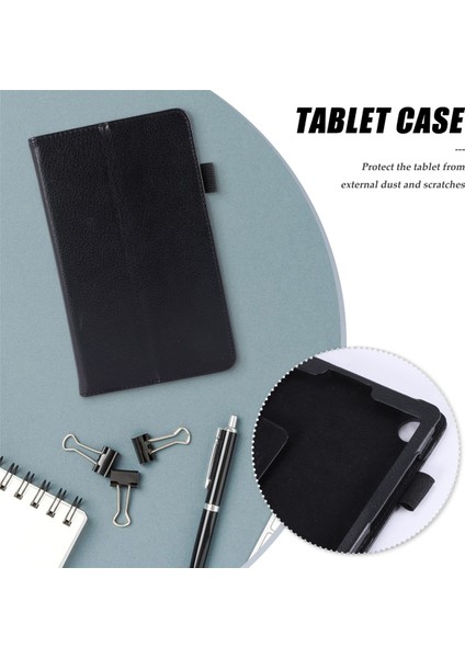 Tablet Kılıfı Tablet Kılıfı Lenovo Tab M7 Için Flip Tablet Standı TB-7305F/7305X 7 Inç Tablet Pc Kılıfı (Siyah) (Yurt Dışından) fırsatları