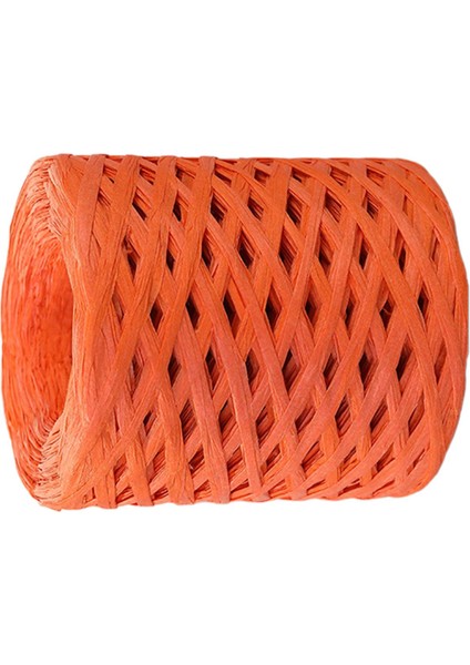 Hediye Paketleme Sevgililer Partisi Turuncu Dokuma Için Rafya Kağıt Şerit Süsleme (Yurt Dışından) modelleri