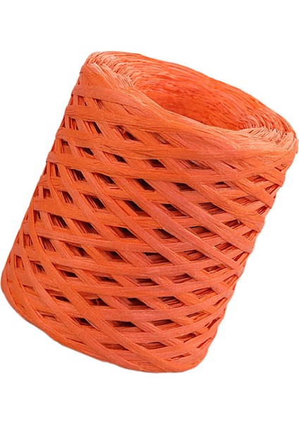 Hediye Paketleme Sevgililer Partisi Turuncu Dokuma Için Rafya Kağıt Şerit Süsleme (Yurt Dışından) fırsatları