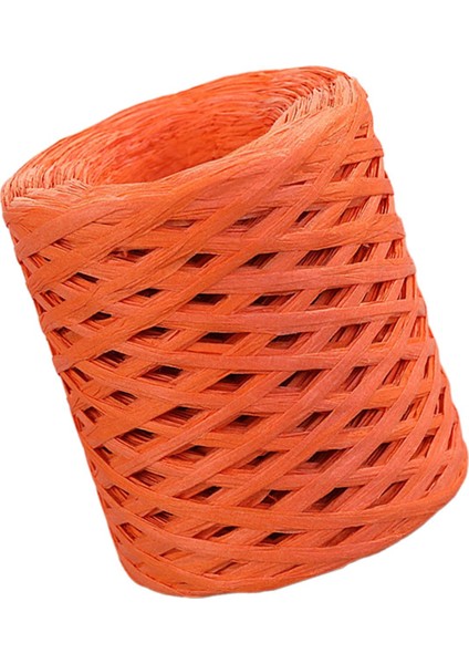 Hediye Paketleme Sevgililer Partisi Turuncu Dokuma Için Rafya Kağıt Şerit Süsleme (Yurt Dışından) indirimleri