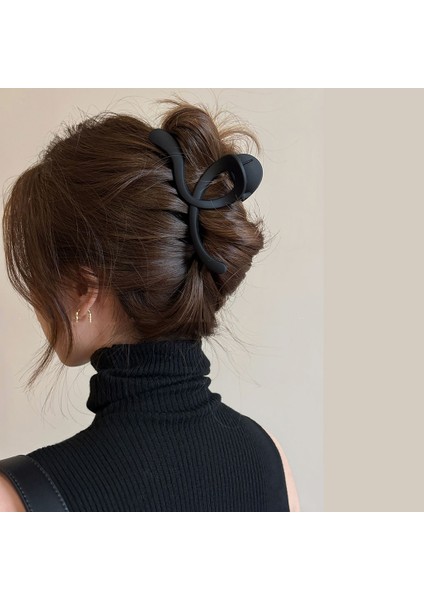 2024 Yeni Buzlu Dalga Klipsi, High-End Köpekbalığı Klipsi Saç Aksesuarları (Yurt Dışından)