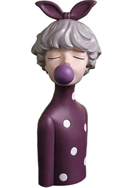 Şömine Centerpiece Kitaplık Için Kız Heykeli Modern Süsleme (Yurt Dışından)