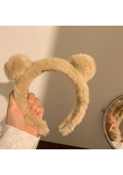 Yeni Sevimli Karikatür Yüz Yıkama Bandı ve Kafa Bandı, Yüz Yıkama Maskesi Kafa Bandı, Kaymaz Peluş Kafa Bandı (Yurt Dışından)