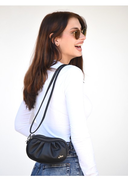 Jara Uruz Çok Bölmeli Mini Clutch Omuz Çantası
